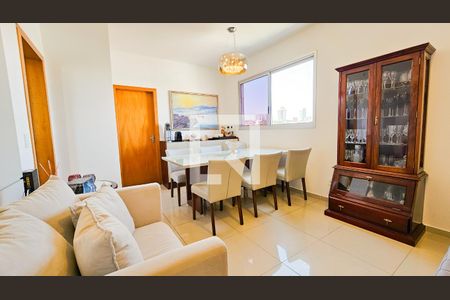 Sala de apartamento à venda com 3 quartos, 80m² em Santa Cruz, Belo Horizonte