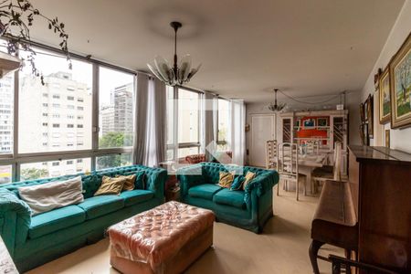 Sala de apartamento à venda com 3 quartos, 184m² em Bela Vista, São Paulo
