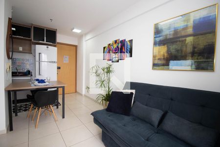 Sala de apartamento para alugar com 1 quarto, 48m² em Taguatinga Sul (taguatinga), Brasília