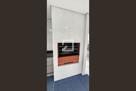Área comum - Churrasqueira de apartamento para alugar com 1 quarto, 50m² em Vila Matias, Santos