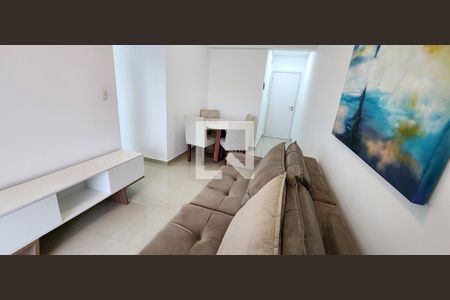 Sala de apartamento para alugar com 1 quarto, 50m² em Vila Matias, Santos