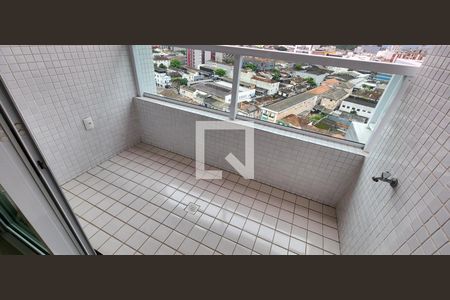 Varanda da Sala de apartamento para alugar com 1 quarto, 50m² em Vila Matias, Santos