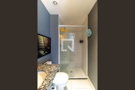 Banheiro de kitnet/studio à venda com 1 quarto, 27m² em Campos Elíseos, São Paulo