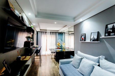 Sala de casa de condomínio à venda com 3 quartos, 110m² em Jardim, Santo André