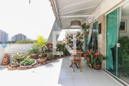 Varanda de apartamento à venda com 3 quartos, 226m² em Recreio dos Bandeirantes, Rio de Janeiro