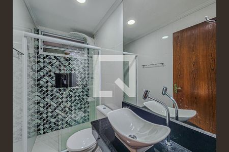 Banheiro de apartamento para alugar com 3 quartos, 112m² em Barra Funda, Guarujá