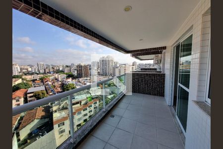 Varanda Sala de apartamento à venda com 3 quartos, 82m² em Cachambi, Rio de Janeiro