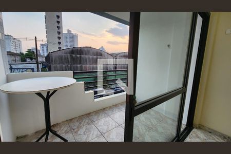 Vista da Sala de apartamento à venda com 3 quartos, 96m² em Ponta da Praia, Santos