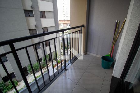 Varanda da Sala de apartamento para alugar com 1 quarto, 30m² em Perdizes, São Paulo