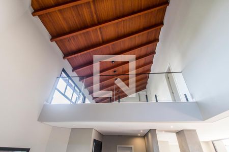 Detalhe Sala de casa de condomínio à venda com 4 quartos, 419m² em Residencial Cinco (alphaville), Santana de Parnaíba