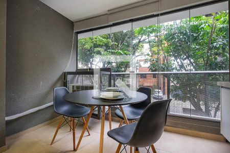 Studio - Varanda de kitnet/studio para alugar com 1 quarto, 28m² em Sumarezinho, São Paulo