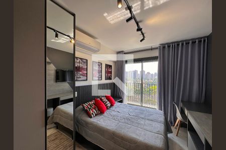 Quarto de kitnet/studio para alugar com 1 quarto, 24m² em Brooklin Paulista, São Paulo