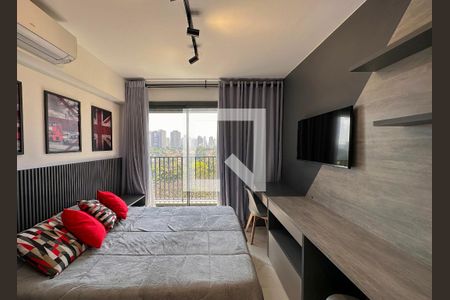 Quarto de kitnet/studio para alugar com 1 quarto, 24m² em Brooklin Paulista, São Paulo