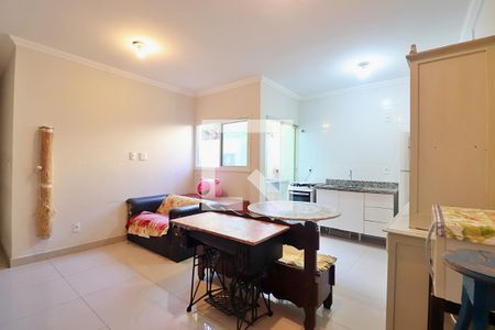 Sala de apartamento à venda com 3 quartos, 73m² em Vila Metalúrgica, Santo André