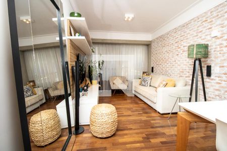 Sala- panorâmica  de apartamento para alugar com 2 quartos, 80m² em Moema, São Paulo