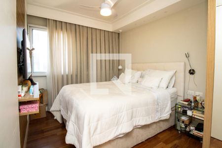 Suíte - panorâmica  de apartamento para alugar com 2 quartos, 80m² em Moema, São Paulo