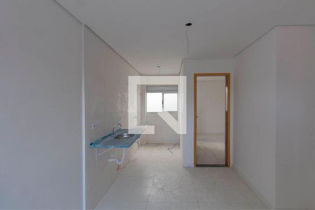 Sala e Cozinha Integrada de apartamento para alugar com 2 quartos, 32m² em Jardim Itapemirim, São Paulo