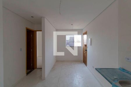 Sala e Cozinha Integrada de apartamento para alugar com 2 quartos, 32m² em Jardim Itapemirim, São Paulo