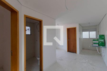 Sala e Cozinha Integrada  de apartamento para alugar com 1 quarto, 35m² em Jardim Itapemirim, São Paulo