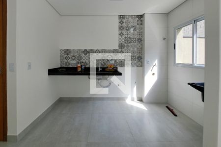 Cozinha de kitnet/studio para alugar com 1 quarto, 37m² em Osvaldo Cruz, São Caetano do Sul