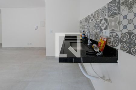 Cozinha de kitnet/studio para alugar com 1 quarto, 37m² em Osvaldo Cruz, São Caetano do Sul