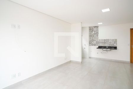 Sala/Quarto de kitnet/studio para alugar com 1 quarto, 31m² em Osvaldo Cruz, São Caetano do Sul