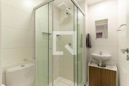 Banheiro de apartamento à venda com 1 quarto, 29m² em Vila Buarque, São Paulo