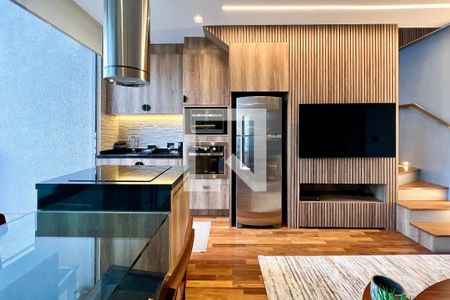 Sala de apartamento para alugar com 1 quarto, 64m² em Vila Olímpia, São Paulo