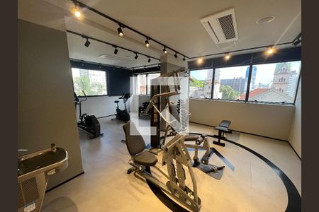 Studio para alugar com 19m², 1 quarto e sem vaga Studio para alugar com 19m², 1 quarto e sem vagaÁrea comum - Academia