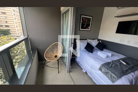 Studio para alugar com 19m², 1 quarto e sem vaga Studio para alugar com 19m², 1 quarto e sem vagaSacada