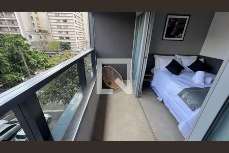 Studio para alugar com 19m², 1 quarto e sem vaga Studio para alugar com 19m², 1 quarto e sem vagaSacada