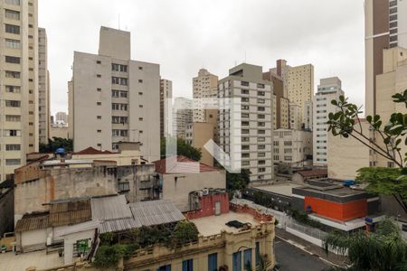 Varanda do Studio de kitnet/studio para alugar com 1 quarto, 33m² em Campos Elíseos, São Paulo