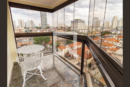 Varanda da Sala de apartamento à venda com 3 quartos, 140m² em Água Rasa, São Paulo