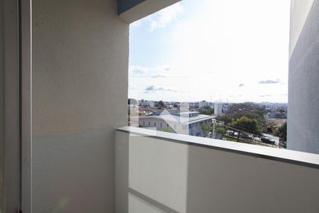 Varanda da Sala de apartamento à venda com 2 quartos, 53m² em Santa Mônica, Belo Horizonte