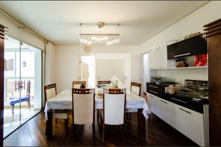 Sala de jantar de casa à venda com 5 quartos, 290m² em Santa Lúcia, Belo Horizonte