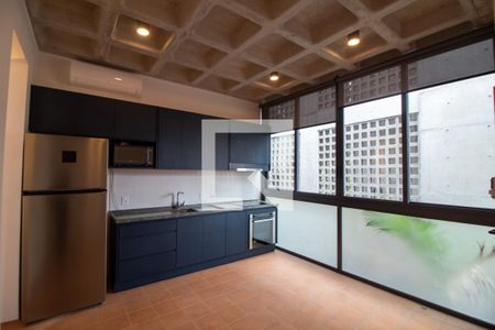 Sala de apartamento para alugar com 1 quarto, 35m² em Brooklin, São Paulo