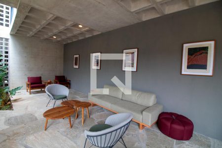 Apartamento para alugar com 35m², 1 quarto e sem vagaHall social