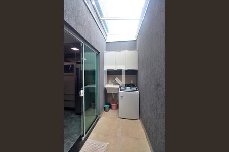 Área de Serviço de casa à venda com 3 quartos, 145m² em Parque das Nações, Santo André
