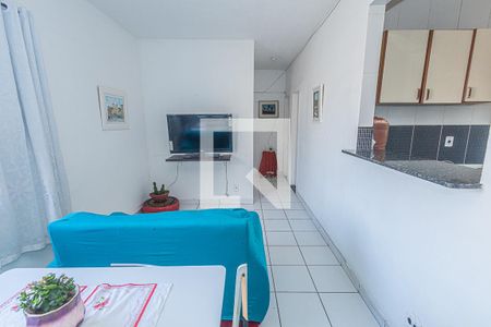 Sala de apartamento à venda com 3 quartos, 60m² em Serrano, Belo Horizonte