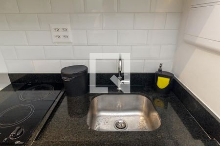 Cozinha de kitnet/studio para alugar com 1 quarto, 10m² em Campos Elíseos, São Paulo