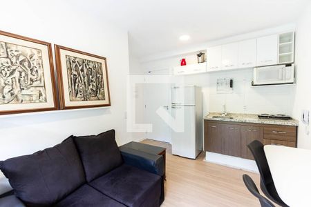 Sala/Cozinha de apartamento para alugar com 1 quarto, 28m² em Água Branca, São Paulo