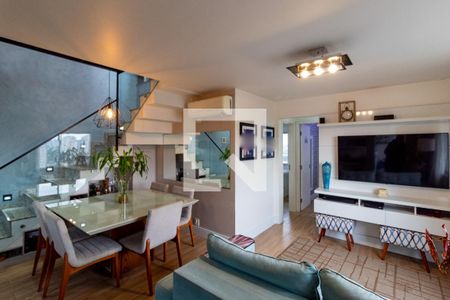 Sala  de apartamento à venda com 2 quartos, 117m² em Vila Sofia, São Paulo