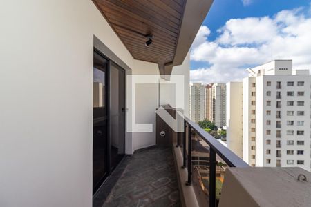 Varanda da Sala de apartamento para alugar com 3 quartos, 202m² em Indianópolis, São Paulo