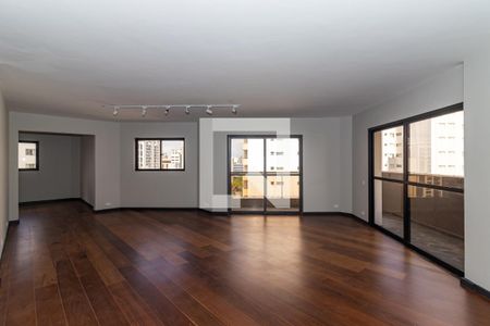 Sala de apartamento para alugar com 3 quartos, 202m² em Indianópolis, São Paulo