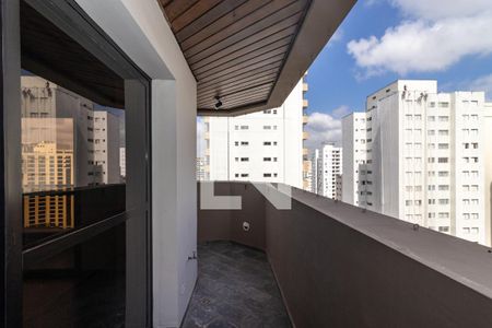 Varanda da Sala de apartamento para alugar com 3 quartos, 202m² em Indianópolis, São Paulo