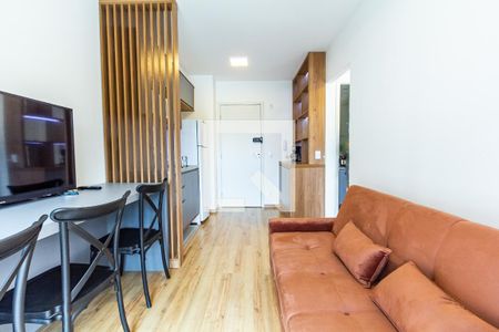 Sala/Cozinha de kitnet/studio para alugar com 1 quarto, 31m² em Moema, São Paulo