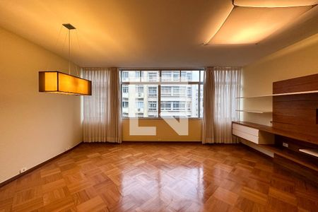 Sala de apartamento para alugar com 3 quartos, 128m² em Copacabana, Rio de Janeiro