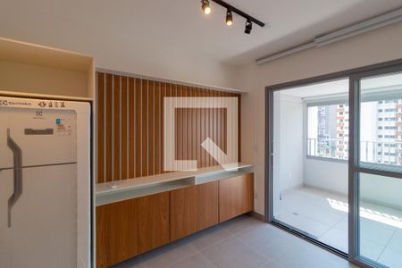 Sala  de apartamento para alugar com 1 quarto, 37m² em Jardim das Acácias, São Paulo