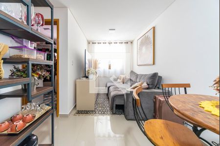 Sala de apartamento à venda com 2 quartos, 110m² em Vila Dora, Santo André