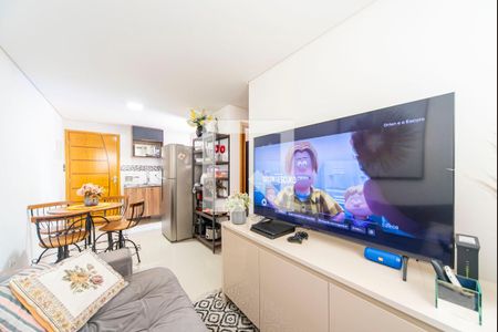 Sala de apartamento à venda com 2 quartos, 110m² em Vila Dora, Santo André
